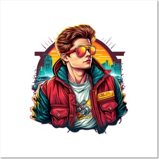 Back to the future Marty McFly Posters and Art